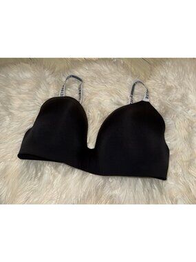 Victorias Secret T-Shirt Lightly Lined Wireless Bra Womens 36DDD Black
